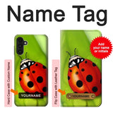Samsung Galaxy A13 4G Hard Case Ladybug with custom name