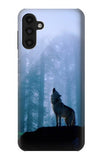 Samsung Galaxy A13 4G Hard Case Wolf Howling in Forest