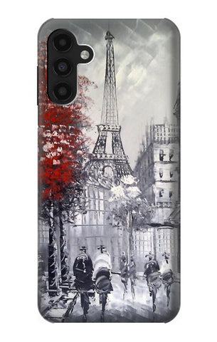 Samsung Galaxy A13 4G Hard Case Eiffel Painting of Paris