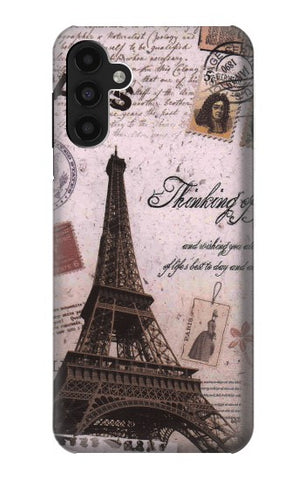 Samsung Galaxy A13 4G Hard Case Paris Postcard Eiffel Tower