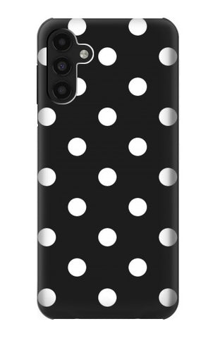 Samsung Galaxy A13 4G Hard Case Black Polka Dots