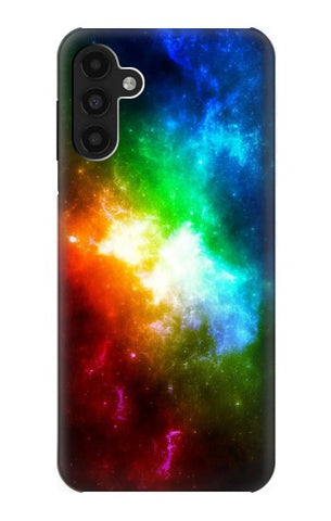 Samsung Galaxy A13 4G Hard Case Colorful Rainbow Space Galaxy