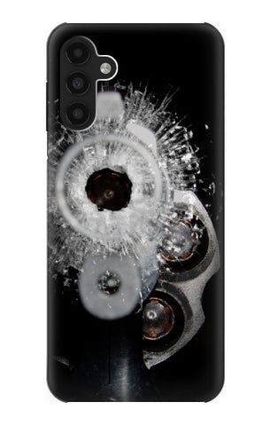 Samsung Galaxy A13 4G Hard Case Gun Bullet Hole Glass