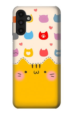 Samsung Galaxy A13 4G Hard Case Cute Cat Pattern