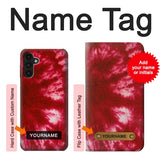 Samsung Galaxy A13 4G Hard Case Tie Dye Red with custom name