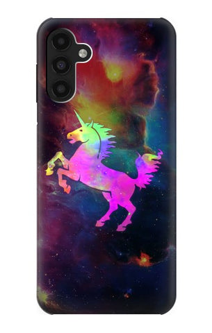 Samsung Galaxy A13 4G Hard Case Rainbow Unicorn Nebula Space