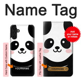 Samsung Galaxy A13 4G Hard Case Cute Panda Cartoon with custom name