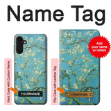 Samsung Galaxy A13 4G Hard Case Vincent Van Gogh Almond Blossom with custom name