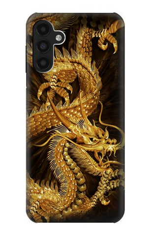Samsung Galaxy A13 4G Hard Case Chinese Gold Dragon Printed