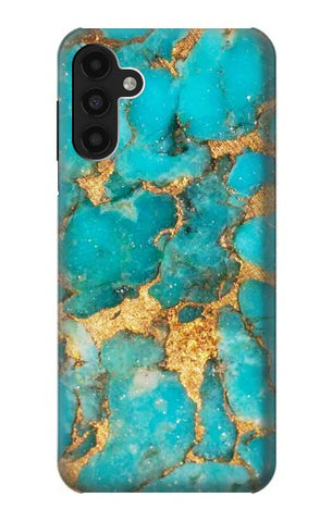 Samsung Galaxy A13 4G Hard Case Aqua Turquoise Stone