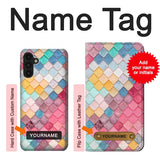 Samsung Galaxy A13 4G Hard Case Candy Minimal Pastel Colors with custom name