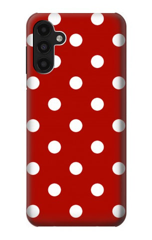 Samsung Galaxy A13 4G Hard Case Red Polka Dots
