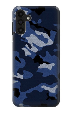 Samsung Galaxy A13 4G Hard Case Navy Blue Camouflage