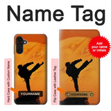 Samsung Galaxy A13 4G Hard Case Kung Fu Karate Fighter with custom name