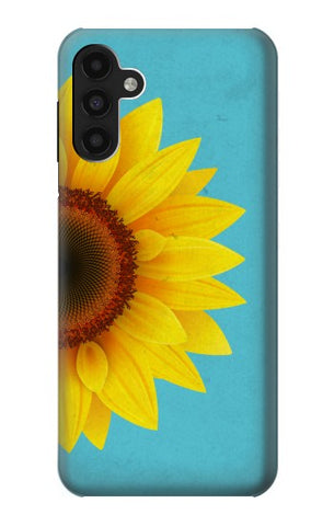 Samsung Galaxy A13 4G Hard Case Vintage Sunflower Blue