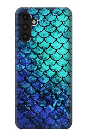 Samsung Galaxy A13 4G Hard Case Green Mermaid Fish Scale