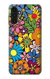 Samsung Galaxy A13 4G Hard Case Colorful Flowers Pattern