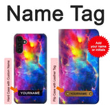 Samsung Galaxy A13 4G Hard Case Nebula Sky with custom name