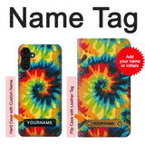 Samsung Galaxy A13 4G Hard Case Tie Dye with custom name