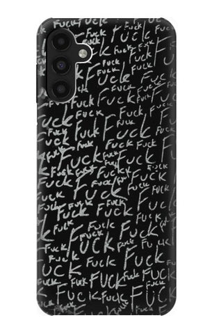 Samsung Galaxy A13 4G Hard Case Funny Words Blackboard