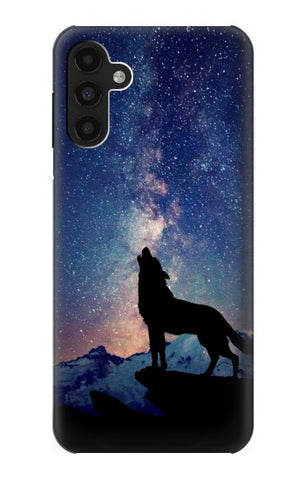 Samsung Galaxy A13 4G Hard Case Wolf Howling Million Star