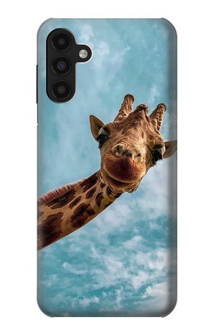 Samsung Galaxy A13 4G Hard Case Cute Smile Giraffe