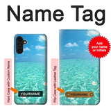 Samsung Galaxy A13 4G Hard Case Summer Ocean Beach with custom name