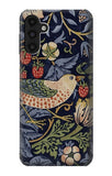 Samsung Galaxy A13 4G Hard Case William Morris Strawberry Thief Fabric