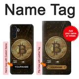 Samsung Galaxy A13 4G Hard Case Cryptocurrency Bitcoin with custom name