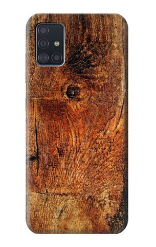 Samsung Galaxy A51 Hard Case Wood Skin Graphic
