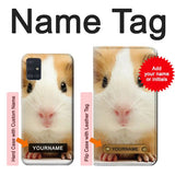 Samsung Galaxy A51 Hard Case Cute Guinea Pig with custom name