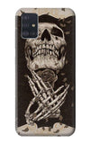 Samsung Galaxy A51 Hard Case Skull Rose