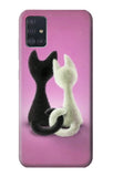 Samsung Galaxy A51 Hard Case Love Cat