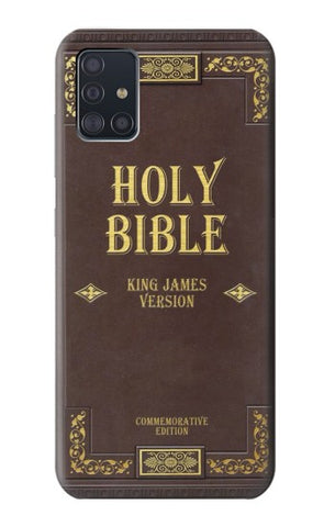 Samsung Galaxy A51 Hard Case Holy Bible Cover King James Version