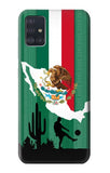 Samsung Galaxy A51 Hard Case Mexico Football Flag
