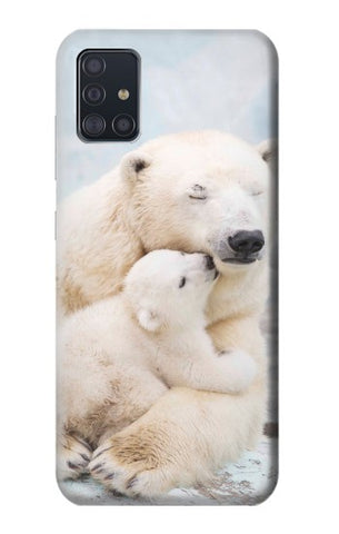 Samsung Galaxy A51 Hard Case Polar Bear Hug Family