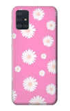 Samsung Galaxy A51 Hard Case Pink Floral Pattern