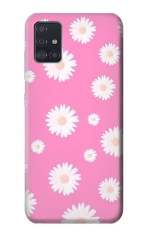 Samsung Galaxy A51 Hard Case Pink Floral Pattern