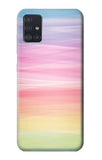 Samsung Galaxy A51 Hard Case Colorful Rainbow Pastel