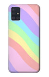 Samsung Galaxy A51 Hard Case Pastel Unicorn Summer Wave