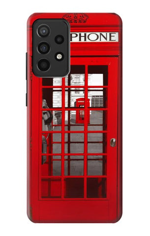 Samsung Galaxy A52, A52 5G Hard Case Classic British Red Telephone Box