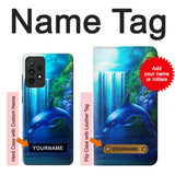 Samsung Galaxy A52, A52 5G Hard Case Dolphin with custom name