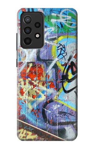 Samsung Galaxy A52, A52 5G Hard Case Wall Graffiti