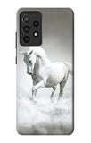 Samsung Galaxy A52, A52 5G Hard Case White Horse