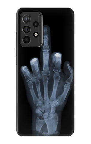 Samsung Galaxy A52, A52 5G Hard Case X-ray Hand Middle Finger