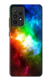 Samsung Galaxy A52, A52 5G Hard Case Colorful Rainbow Space Galaxy