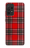 Samsung Galaxy A52, A52 5G Hard Case Tartan Red Pattern