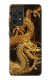 Samsung Galaxy A52, A52 5G Hard Case Chinese Gold Dragon Printed