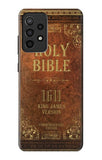Samsung Galaxy A52, A52 5G Hard Case Holy Bible 1611 King James Version