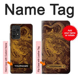 Samsung Galaxy A52, A52 5G Hard Case Chinese Dragon with custom name
